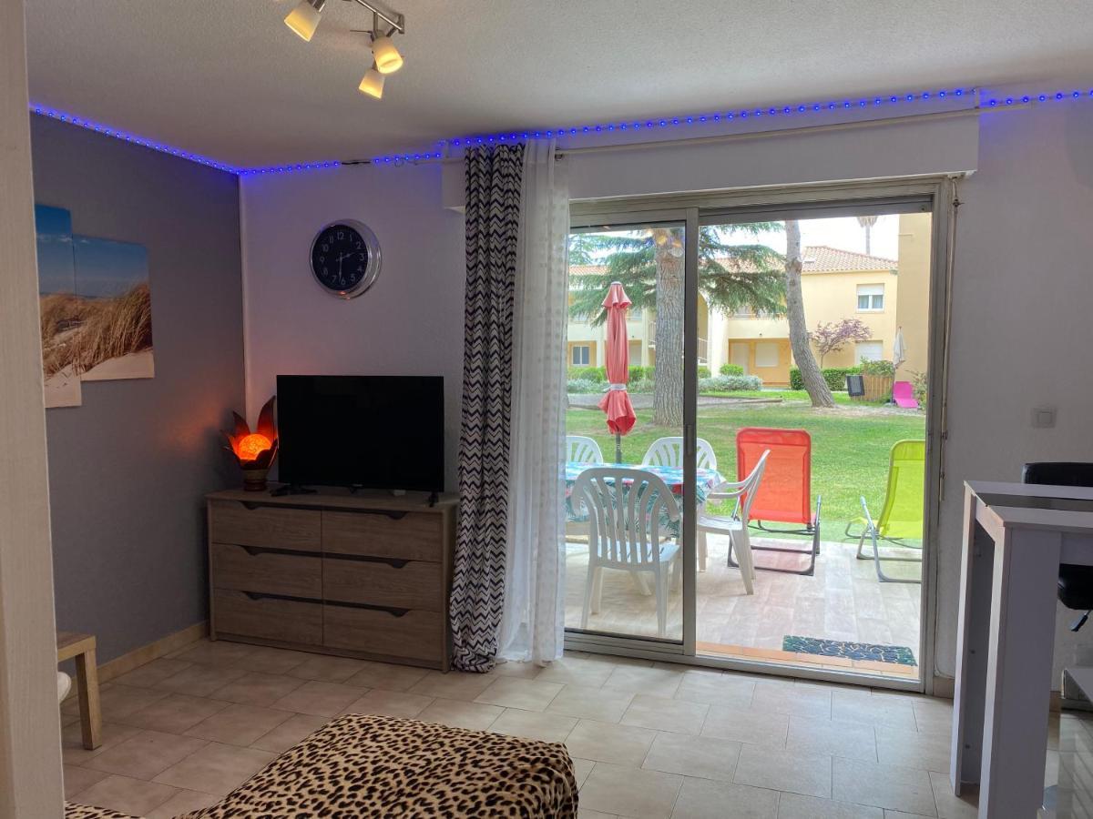 T2 Rdc A Canet En Roussillon Europa 4 Pers ,Piscine,Clim, Tennis, Parking Exterior photo