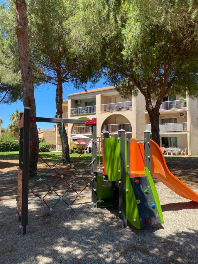 T2 Rdc A Canet En Roussillon Europa 4 Pers ,Piscine,Clim, Tennis, Parking Exterior photo