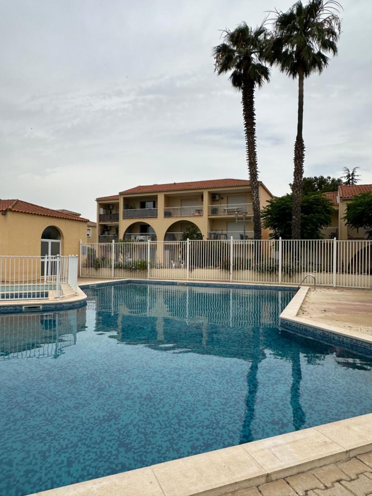 T2 Rdc A Canet En Roussillon Europa 4 Pers ,Piscine,Clim, Tennis, Parking Exterior photo